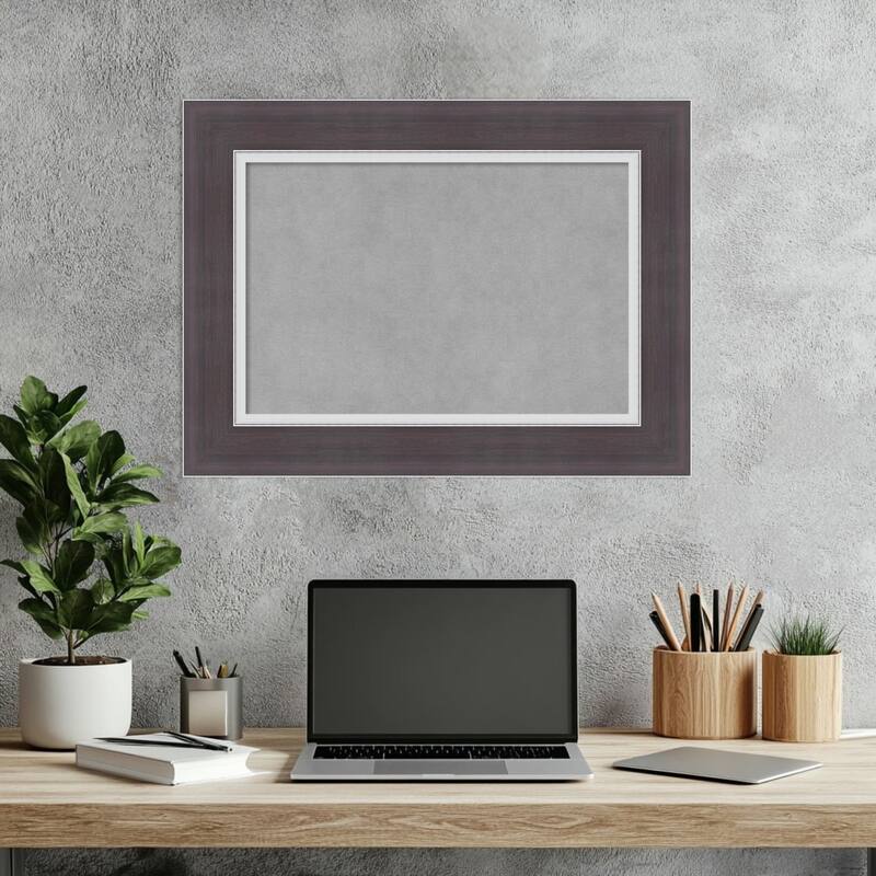 Amanti Art Ellie Brown Silver Framed