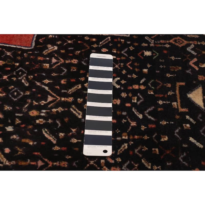 Kayseri Vintage Navy, Red Rug 4'1" x 4'7" - 4'1 x 4'7