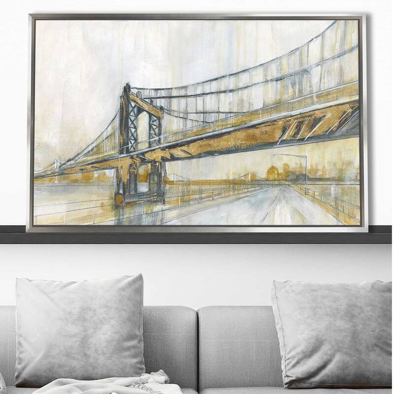 "Brooklyn Rain" by Carol Robinson Print on Floating Canvas