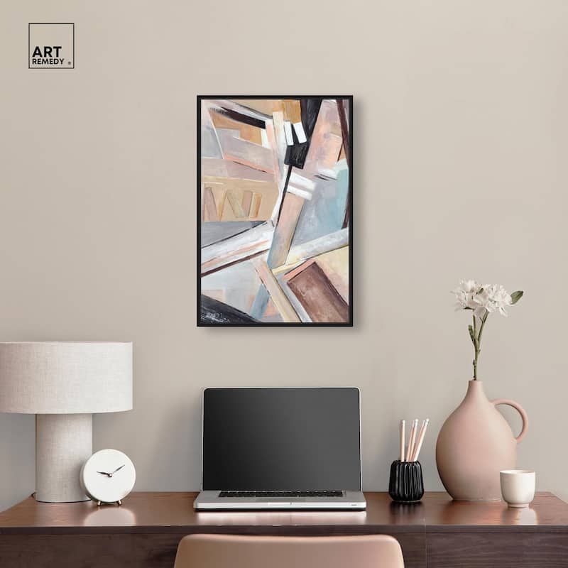 Balancing Lines II Canvas by Art Remedy