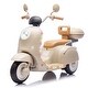preview thumbnail 3 of 20, 12V Kids Ride On Three-Wheel Electric Motorcycle,2WD,Cool Waterfall Light,Large Storage Space