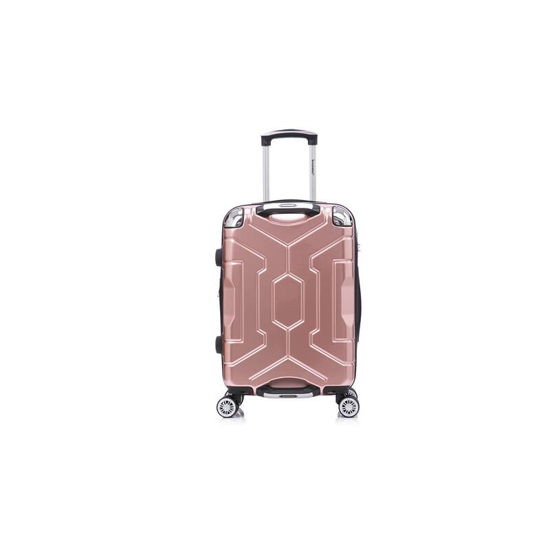 3 Piece Technology PC Hardshell Lightweight Durable Suitcase with Rotating Wheels and Adjustable Ergonomic Telescopic Handle