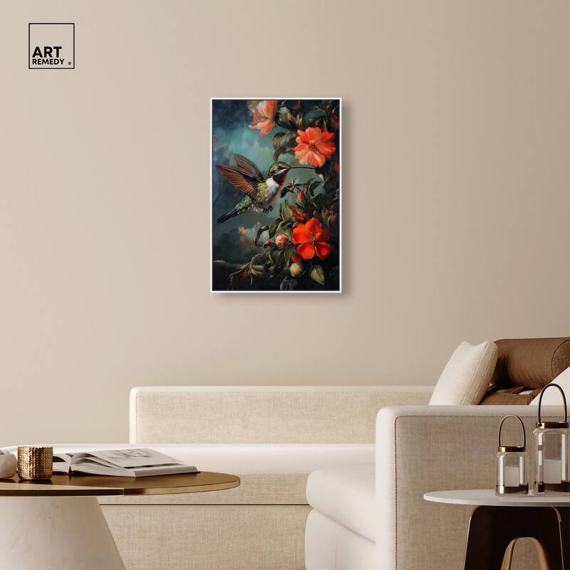 Whirring Wings II Canvas by Art Remedy