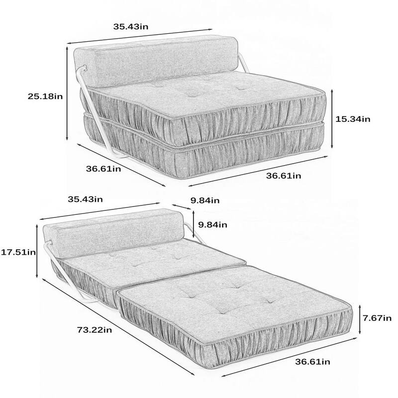 Modern Convertible Modular Sectional Sofa, Minimalist Chenille Sofas Couches