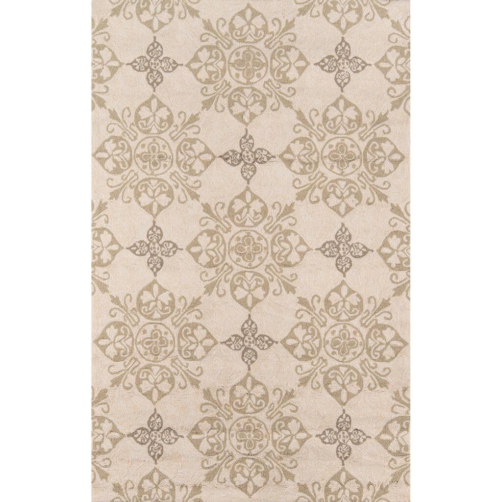 Momeni Veranda Hand Hooked Contemporary Geometric Indoor Outdoor Rug