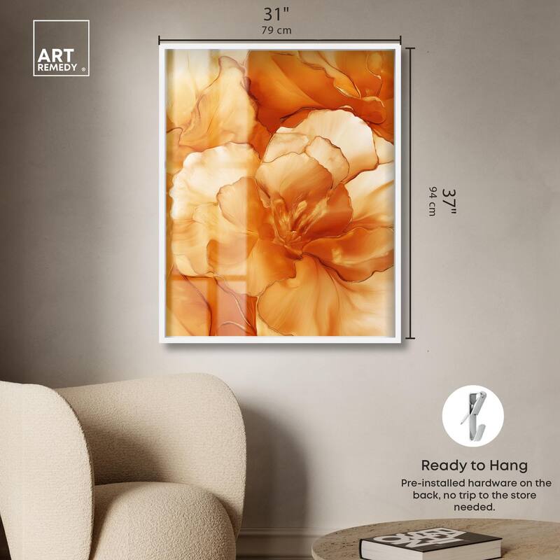 Sunlit Bloom I Shadowbox by Art Remedy