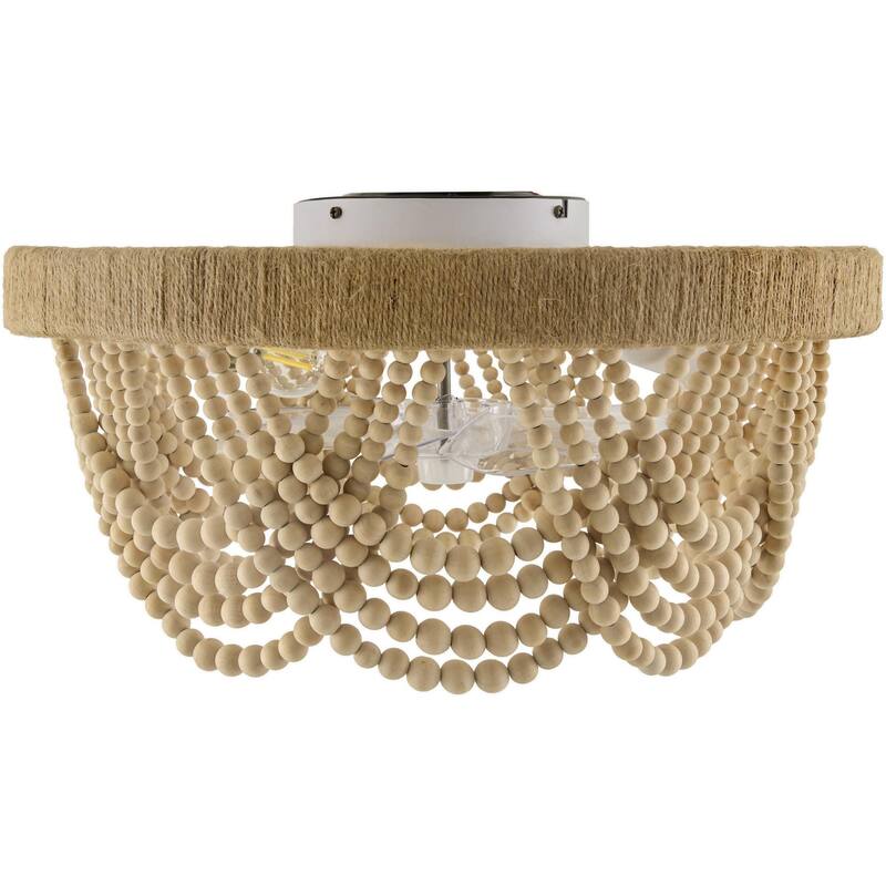 Livabliss Windora Traditional Chandelier - 20"L x 20"W x 9"H - Gold/Wheat