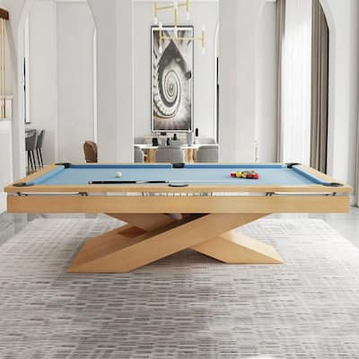 White Billiards Ultimate Modern Slate Pool Table - 7ft: 92” x 53” x 33”