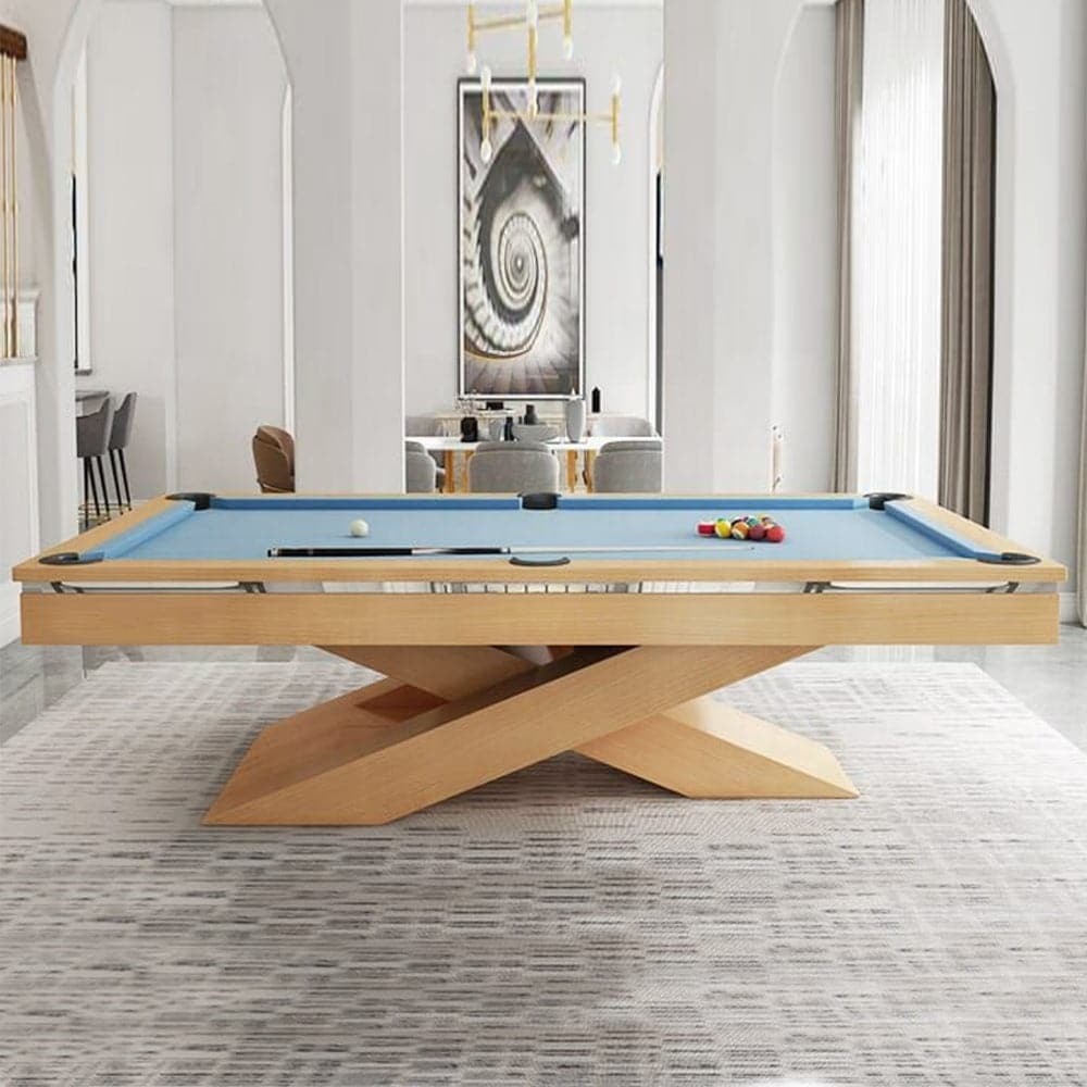 White Billiards Ultimate Modern Slate Pool Table - 7ft: 92” x 53” x 33”