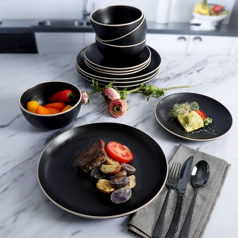 Gibson Home Rockaway 12pc Dinnerware set