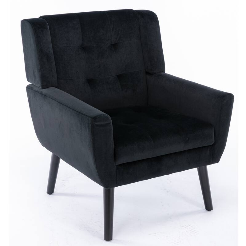 Soft Velvet Ergonomics Accent Chair