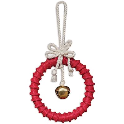Weath Ornament-Red -Set of 2