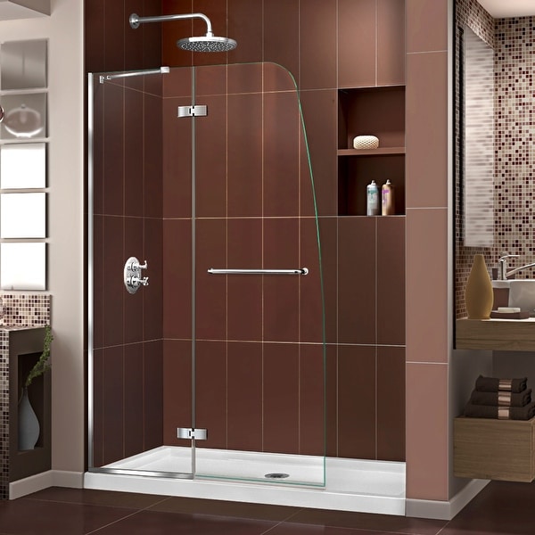 DreamLine Aqua Ultra 45 in. W x 72 in. H Frameless Hinged Shower