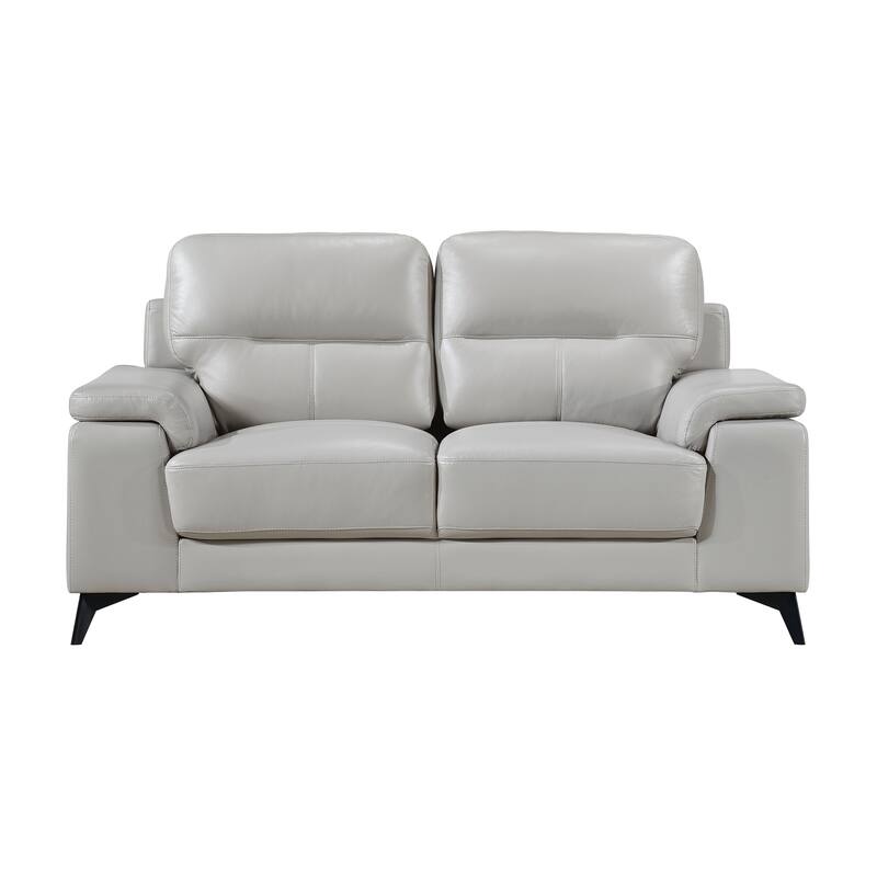 Socorro Leather Loveseat