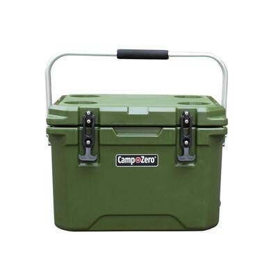 CAMP-ZERO 20 - 21.13 Qt. Premium Cooler with 4 Molded-In Cup Holders