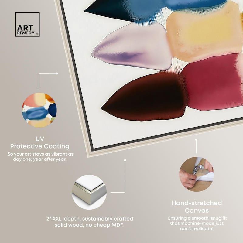 Watercolor Collage Canvas by Art Remedy