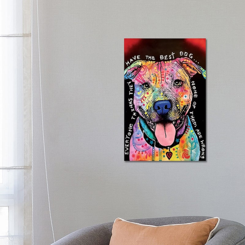 iCanvas "Best Dog" by Dean Russo Canvas Print - 26x18x1.5
