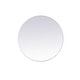 preview thumbnail 135 of 186, Carson Carrington Labbemala Metal Frame Round Mirror