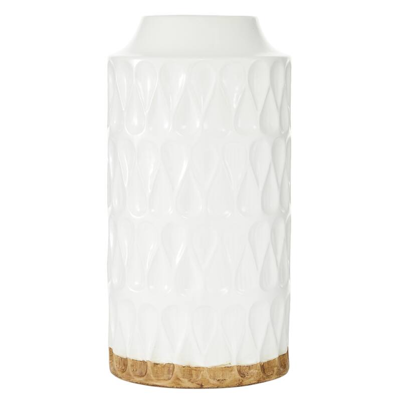 White Porcelain Contemporary Vase