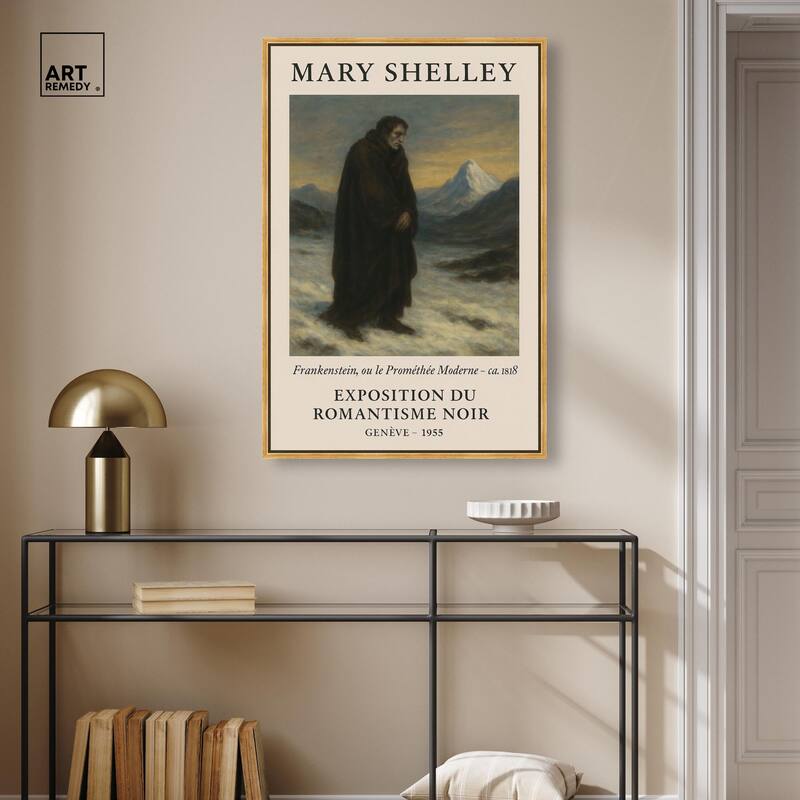 Mary Shelley Canvas by Art Remedy