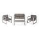 preview thumbnail 24 of 40, Navan Outdoor 4-piece Conversation Set by Christopher Knight Home