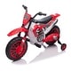 preview thumbnail 1 of 47, Kids 12V Ride-On Toy Motorcycle with Training Wheels, Safety Features, and Easy Assembly for Ages 3-6 Red