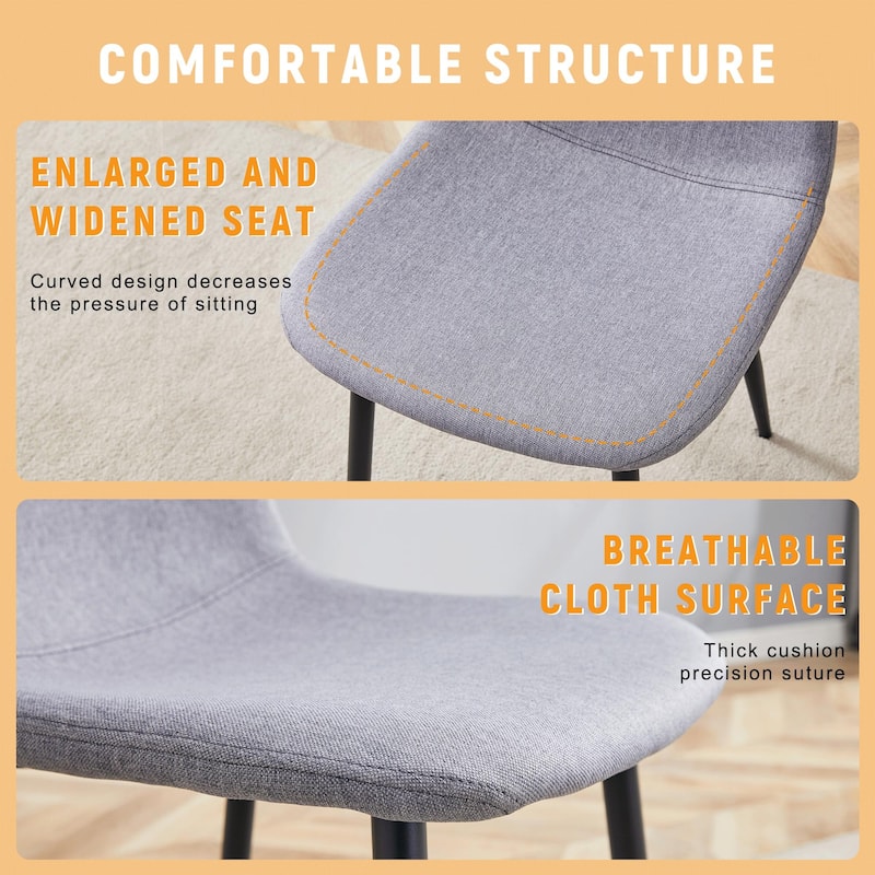 Upholstery Dining Chairs Set of 4