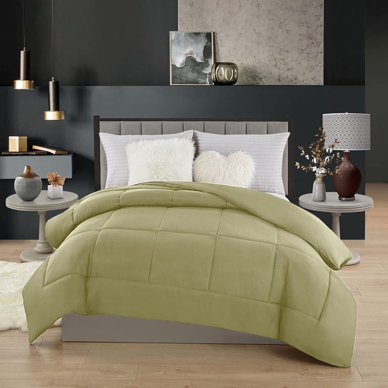 Swift Home All-Season Down Alternative Single Comforter & Duvet Insert 1-Piece Bedding