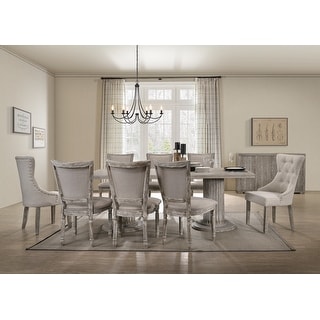 Mulberry Lodge Reclaimed Grey Side Chair (Set of 2