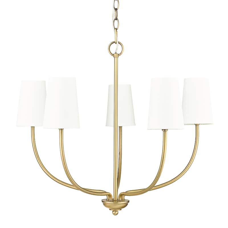 Millennium Lighting 29905 Kandor 5 Light 26" Wide Chandelier - Vintage Brass