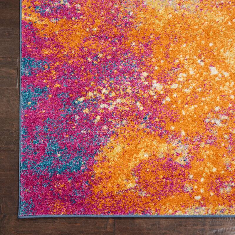 Nourison Passion Colorful Modern Abstract Area Rug
