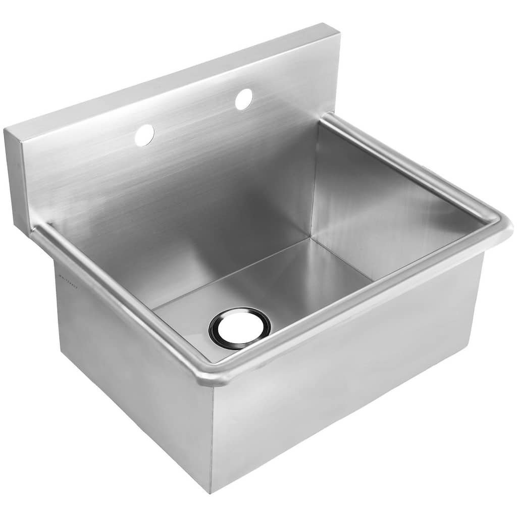 Whitehaus Noah's Drop-in Single Basin Stainless Steel Kitchen Sink