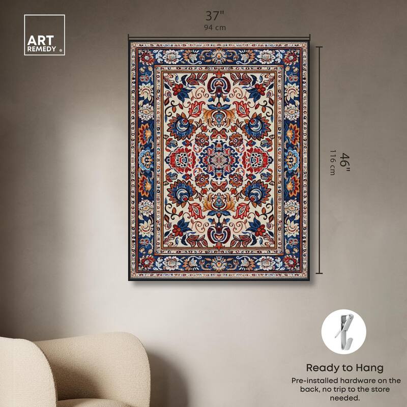 Morrocan Garden Canvas by Art Remedy