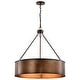 preview thumbnail 2 of 11, Kettle 5 Light Oversized Pendant with 60W Vintage Lamps Included
