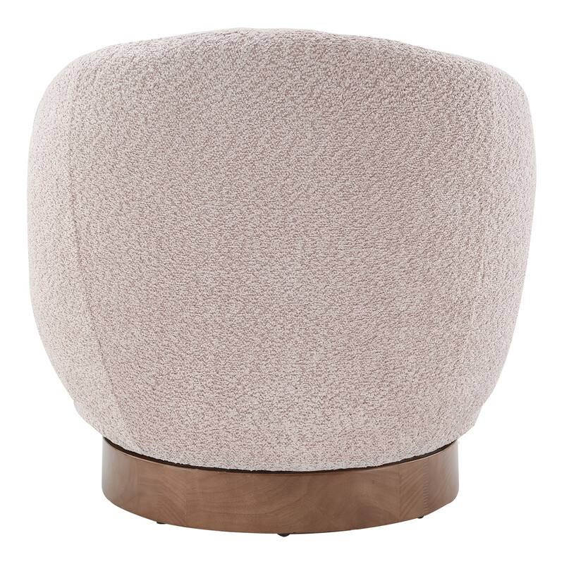 Spruce & Spring Ariel Upholstered Swivel Accent Chair Fabric