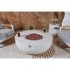 preview thumbnail 14 of 29, Eclipse 44" Round Outdoor Fire Pit Table by AMS Fireplace