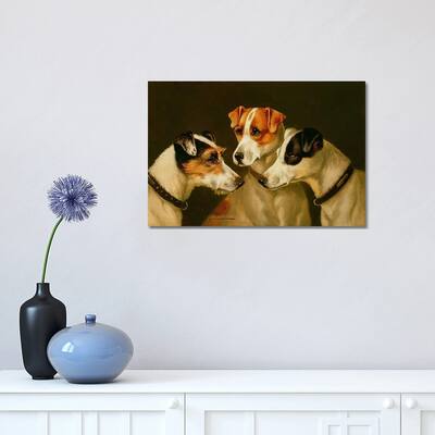 iCanvas "The Hounds" by Alfred Wheeler Canvas Print