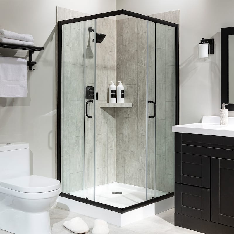 Palisade Shower Surround Kit with Accessories