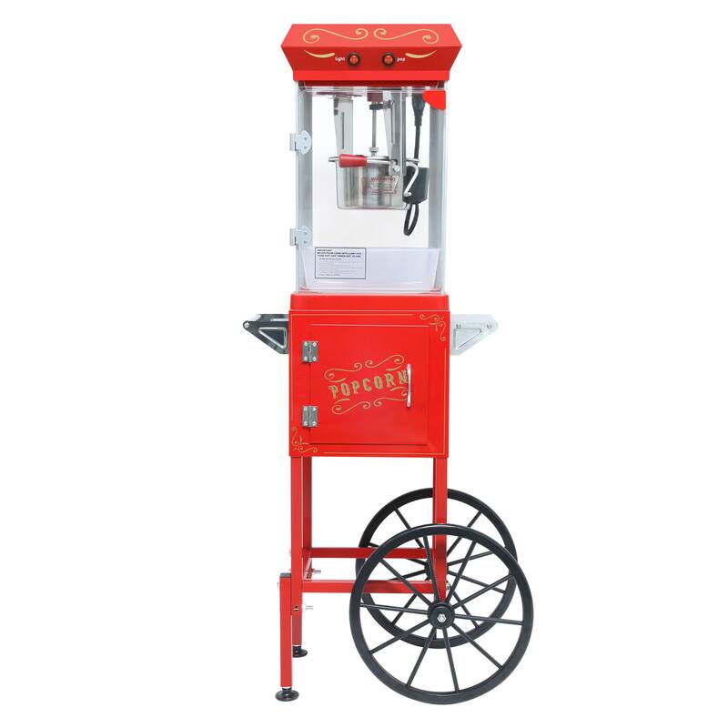 6OZ Popcorn Maker:This 480W theater-style popcorn popper. It includes an old maids drawer to collect un-popped kernels