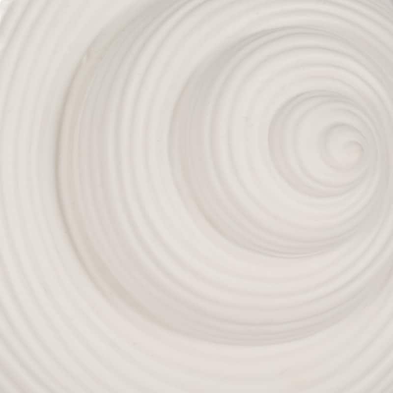 Sagebrook Home Stoneware White Seashell Decor