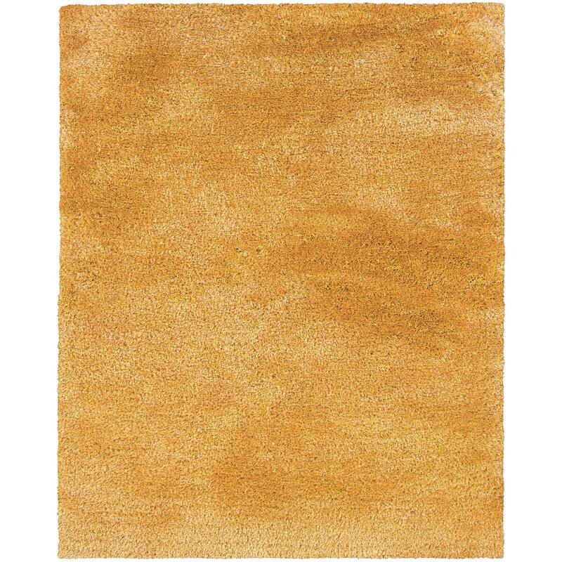 HomeRoots Solid Color Shag Rectangle Area Rug - 62.99 in. x 38.98 in. x 1.60 in.