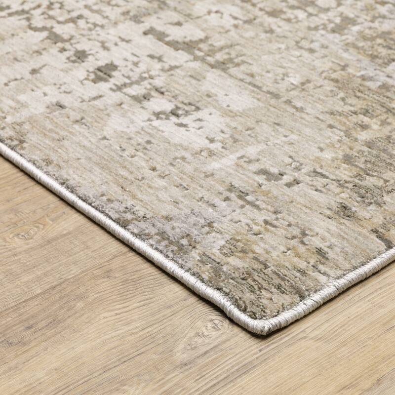Style Haven Nelson Industrial Abstract Beige/ Grey Indoor Area Rug