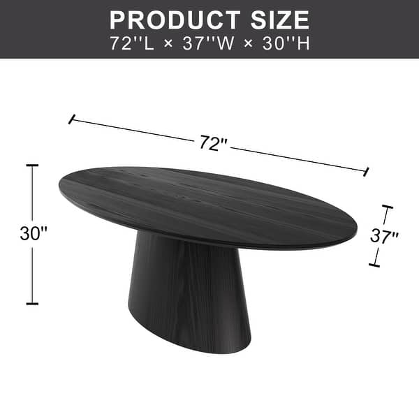 Eileen Oval Dining Table - 72"x37" - Bed Bath & Beyond - 42294766