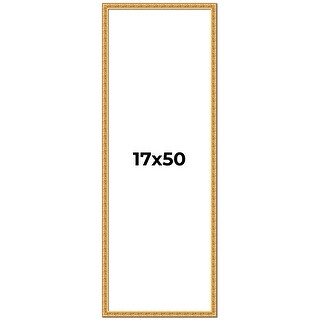 17x50 Frame Gold Real Wood Picture Frame Width 1 inches | Interior ...
