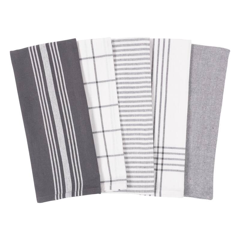 Soho Poly Cotton Kitchen Towels, Set of 10