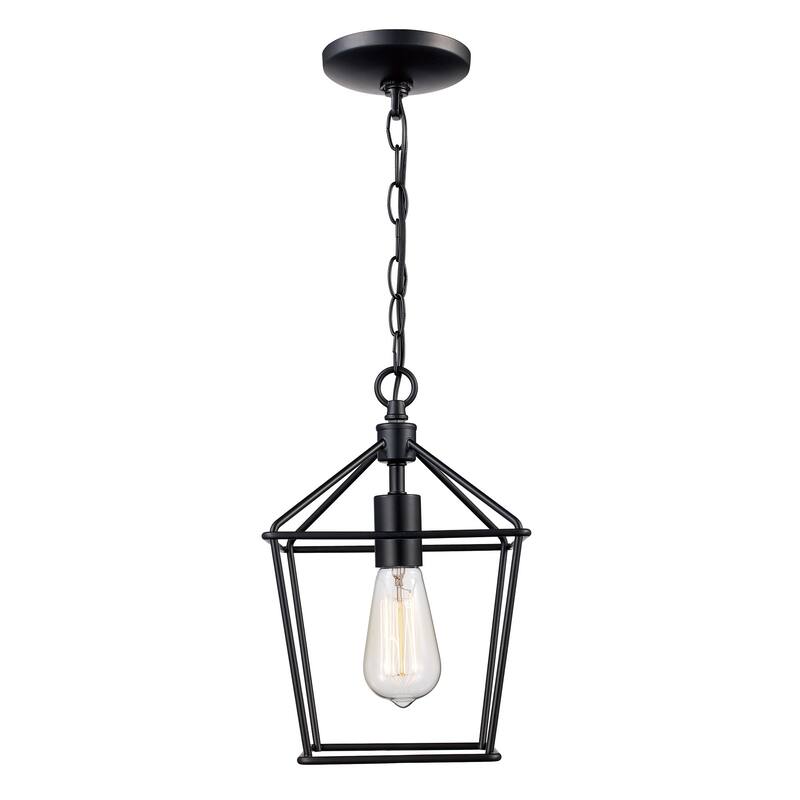 Trans Globe Lighting 8" 1-Light Colonial Indoor Geometric Mini Pendant