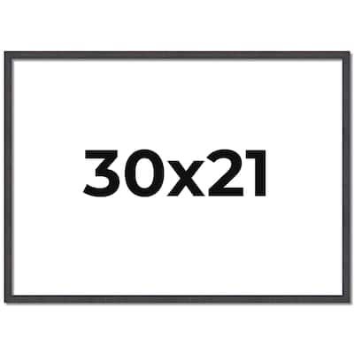 30x21 Frame Brown Picture Frame - Complete Modern Photo Frame Includes