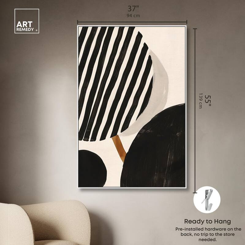 Linear Contempo Canvas by Art Remedy