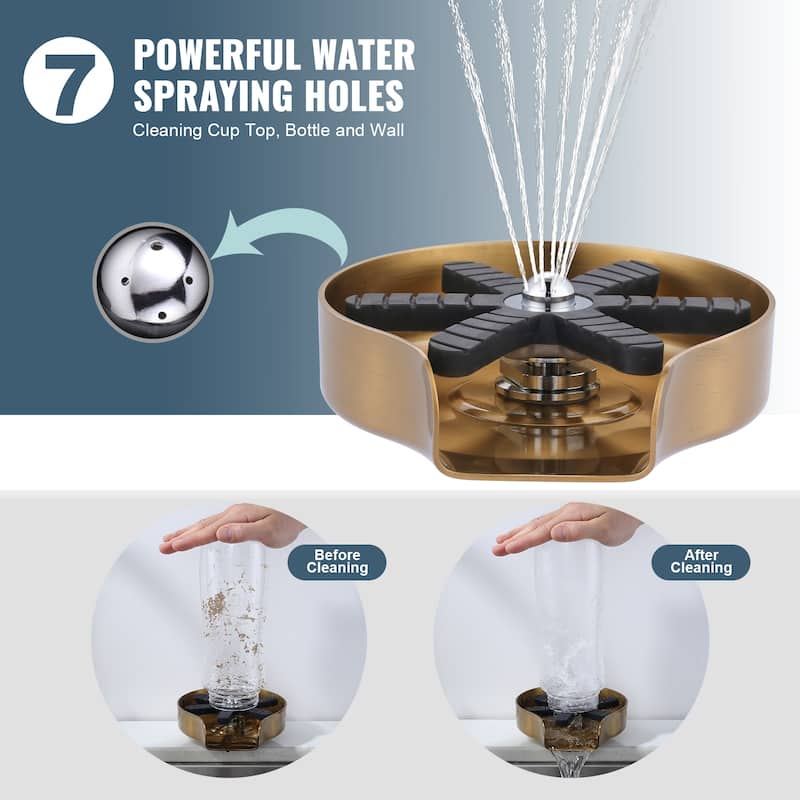 Kitchen Sink Glass Rinser