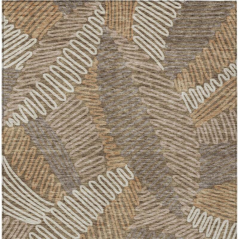 HomeRoots Floral Transitional Rectangle Outdoor Rug